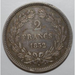 FRANCE - KM 743 - 2 FRANCS 1832 A - Paris - TYPE LOUIS PHILIPPE 1