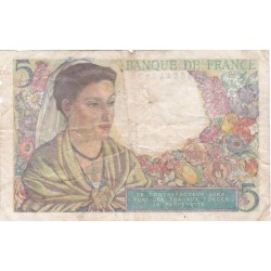 F.05/06 - 5 FRANCS BERGER - 05/04/1945 - N.143