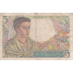 F.05/02 - 5 FRANCS BERGER - 22/07/1943 - P.48