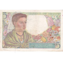 F.05/04 - 5 FRANCS BERGER - 25/11/1943 - J.78