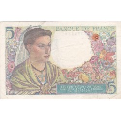 F.05/06 - 5 FRANCS BERGER - 05/04/1945 - H.133