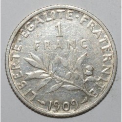 GADOURY 467 - 1 FRANC 1909 - TYPE SEMEUSE - KM 844.1