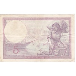 F.03/17 - 5 FRANCS VIOLET - 02/03/1933 - Q.53691