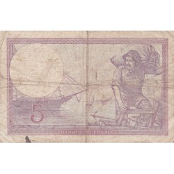 FRANCE - F.03/17 - 5 Francs Purple - 25/05/1933 - P.55435