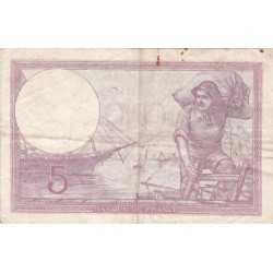 FRANKREICH - F.03/16 - 5 Francs Lila - 03/11/1932 - Z.50572