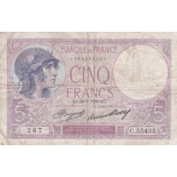 F.03/13 - 5 FRANCS VIOLET - 15/01/1929 - C.55435