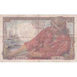 FRANCE - F.13/01 - 20 Francs fisherman - 12/02/1942 - B.1