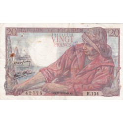 FRANCE - F.13/09 - 20 Francs fisherman - 17/05/1944 - R.134