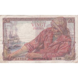 F.13/02 - 20 FRANCS PECHEUR - 21/05/1942 - T.28