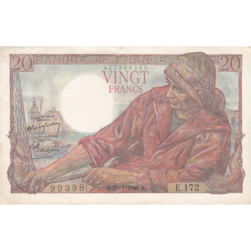 F.13/12 - 20 FRANCS PECHEUR - 29/01/1948 - E.172