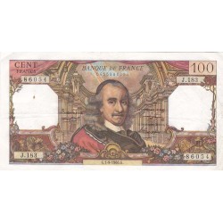 FRANKREICH - F.65/14 - 100 FRANCS CORNEILLE - 01/09/1966 - J.183