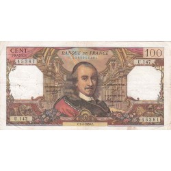 F.65/12 - 100 FRANCS CORNEILLE - 07/04/1966 - U.147