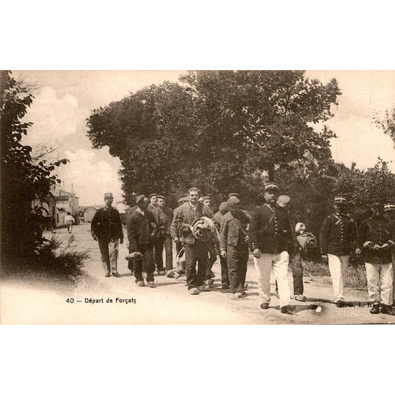 17410 - ILE DE RÉ - ST-MARTIN - DEPART DE FORÇATS