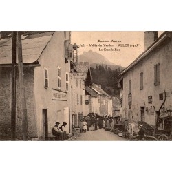 04260 - ALLOS  - VALLEE DU VERDON - LA GRANDE RUE