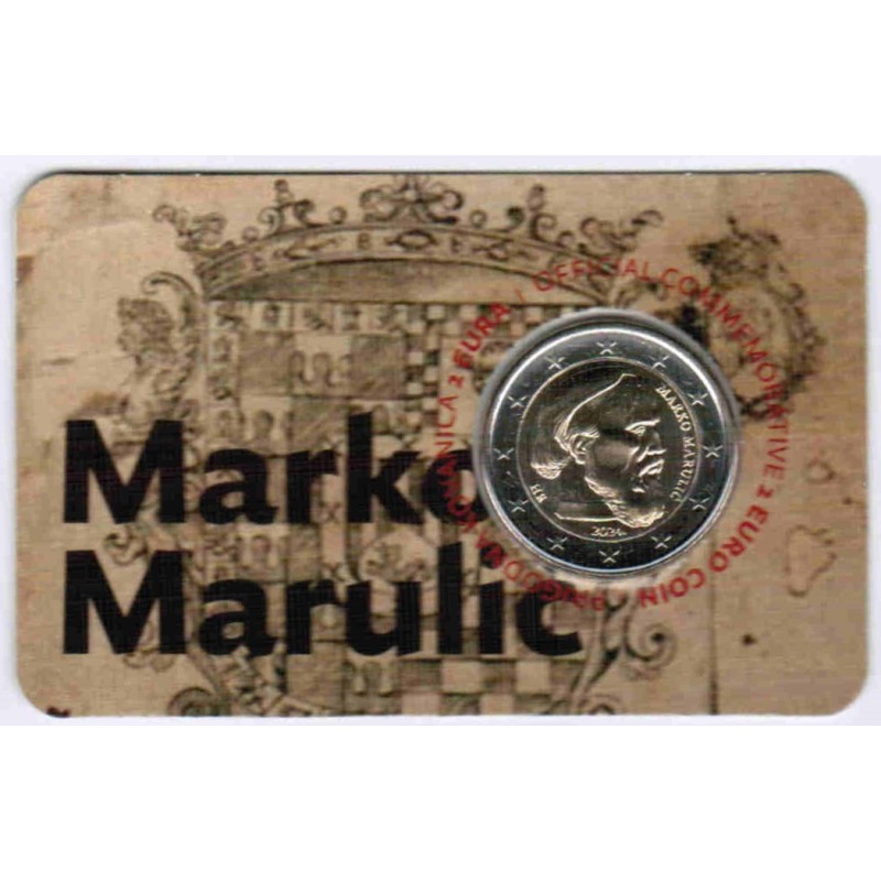 CROATIA - 2 EURO 2024 - MARKO MARULIC - Coincard