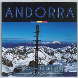 ANDORRA - EURO BRILLIANT UNCIRCULATED COIN SET 2024 - 8 COINS