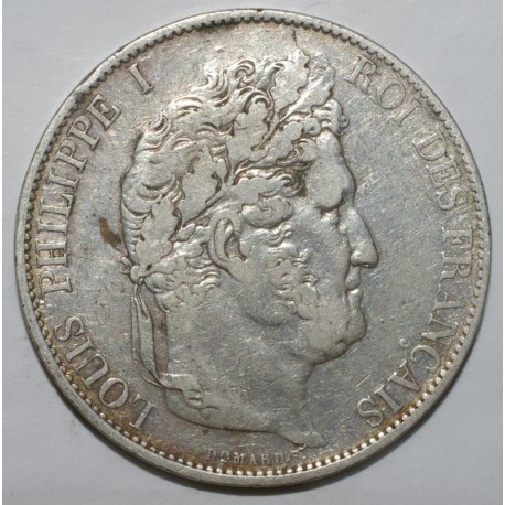 FRANKREICH - KM 749 - 5 FRANCS 1844 W - Lille - LOUIS PHILIPPE 1.