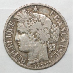 GADOURY 465 - 1 FRANC 1871 - Petit A - Paris - TYPE CÉRÈS - KM 822