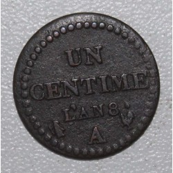 FRANCE - G.76 - 1 CENTIME AN 8 A - Paris - TYPE DUPRE