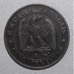 FRANCE - G.152 - 5 CENTIMES 1856 K - Bordeaux - NAPOLÉON III