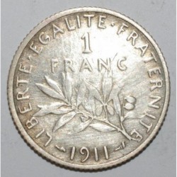 FRANKREICH - KM 844 - 1 FRANC 1911 - TYP SÄMANN