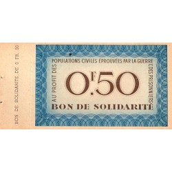 FRANCE - SOLIDARITY BANKNOTE - 0.50 FRANCS - NATIONAL AID - FRENCH RED CROSS