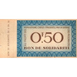 FRANCE - SOLIDARITY BANKNOTE - 0.50 FRANCS - NATIONAL AID - FRENCH RED CROSS