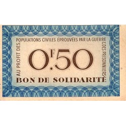 FRANCE - SOLIDARITY BANKNOTE - 0.50 FRANCS - NATIONAL AID - FRENCH RED CROSS