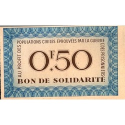 FRANCE - SOLIDARITY BANKNOTE - 0.50 FRANCS - NATIONAL AID - FRENCH RED CROSS