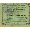 COUNTY 59 - HEM-LENGLET - BONS COMMUNAX - 2 FRANCS - 12/20/1914