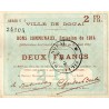 County 59 - DOUAI - BON DE 2 FRANCS - 30/08/1914 - C5