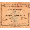 county 62 - MARQUION - 2 FRANCS  - 24/05/1915