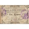 County 59 - BANTOUZELLE - COMMUNAL BONDS - 1 FRANC - JUNE 20, 1915 - 2ND SERIES