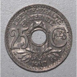 FRANCE - G.380 - 25 CENTIMES 1917 - TYPE LINDAUER