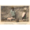 OLD POSTCARD - CHILDREN - LITTLE ARTHUR - PIGLET