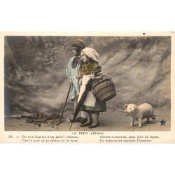 OLD POSTCARD - CHILDREN - LITTLE ARTHUR - PIGLET