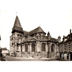 komitat 78550 - HOUDAN - APSIDE DER KIRCHE SAINT-JACQUES UND SAINT-CHRISTOPHE