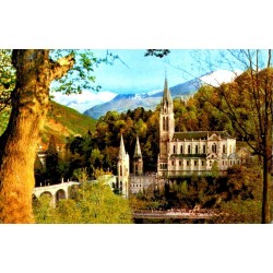 65100 - LOURDES - DIE BASILIKA UND DER PIC DU JER