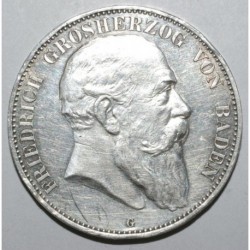 ALLEMAGNE - BADE - KM 274 - 5 MARK 1902 - FRIEDRICH I