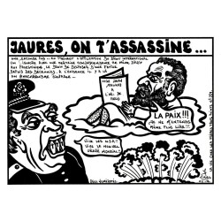 FREEMASONRY - JACQUES LARDIE - EX. 50/85 - JAURES, WE'RE MURDERING YOU