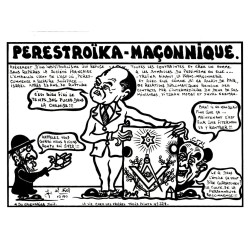 FREEMASONRY - 227 - LIFE AMONG THE THREE POINTS BROTHERS - PERESTROIKA-MASONIC - JAQUES LARDIE - EX 26/85