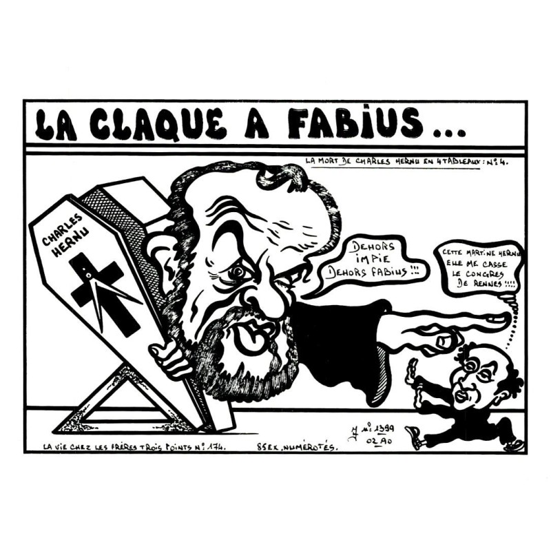 FRANC-MACONNERIE - 174 - LA VIE CHEZ LES FRERES TROIS POINTS - FABIUS - JACQUES LARDIE - EX42/85