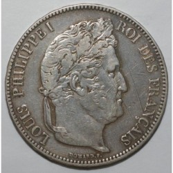 5 FRANCS 1838 MA - LOUIS PHILIPPE 1er - tête laurée - TRES TRES BEAU