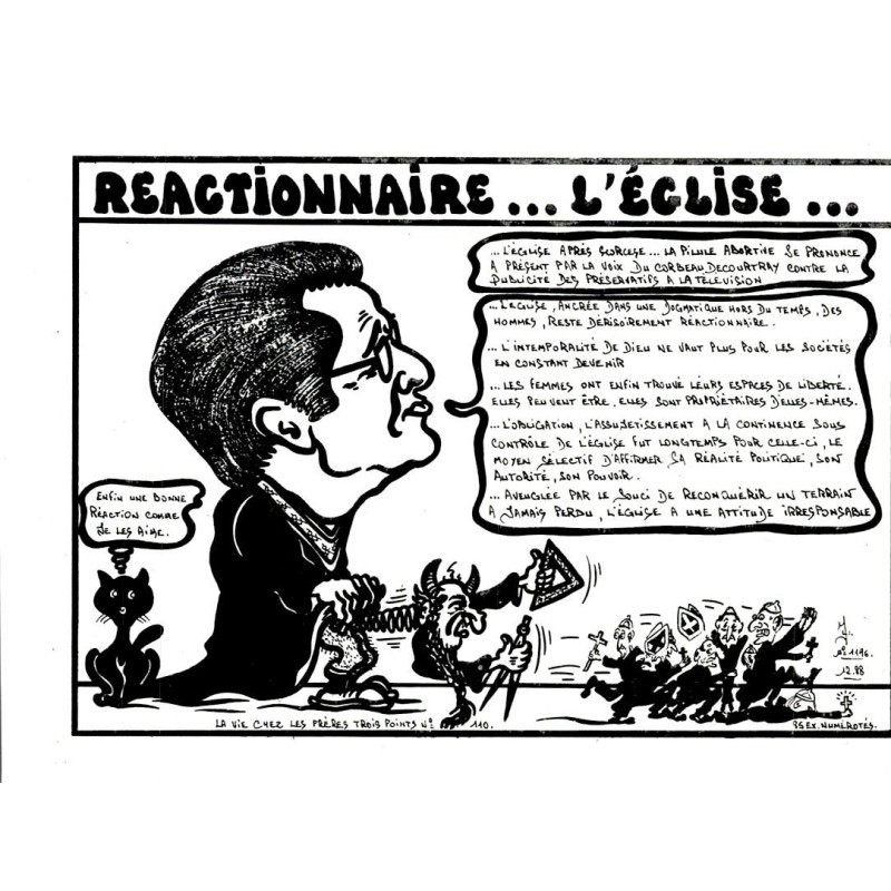 FRANC-MACONNERIE - 110 - LA VIE CHEZ LES FRERES TROIS POINTS - REACTIONNAIRE... - JACQUES LARDIE - EX 56/85