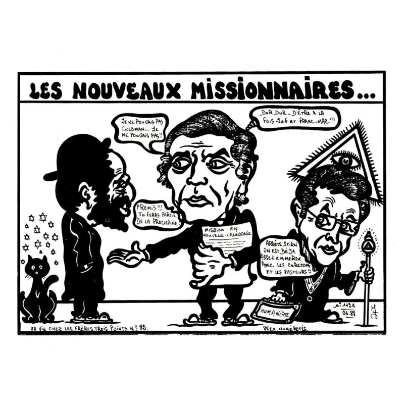 FRANC-MACONNERIE - 82 - LA VIE CHEZ LES FRERES TROIS POINTS - LES NOUVEAUX MISSIONNAIRES - JACQUES LARDIE - EX 80/85