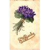 OLD POSTCARD - STE BARBE - FLOWERS