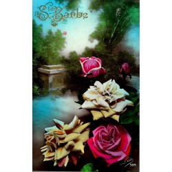 OLD POSTCARD - STE BARBE - ROSES