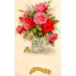 OLD POSTCARD - STE BARBE - ROSES