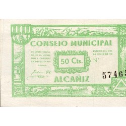 SPAIN - ALCANIZ - MUNICIPAL COUNCIL - 50 CENTIMES