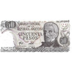 ARGENTINA - PICK 301 b - 50 PESOS (1976-78 )